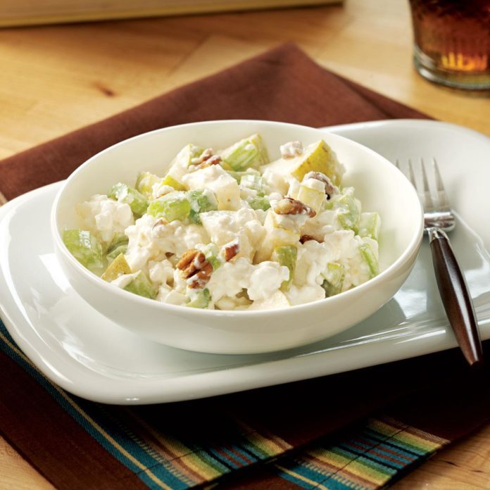 Pear Cottage Cheese Salad Recipe Taste Of Home