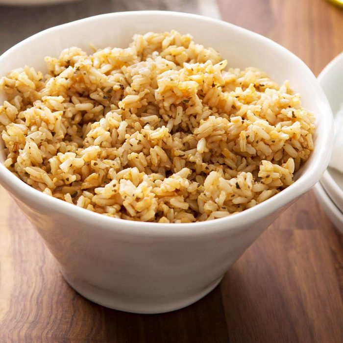 Seasoned brown rice