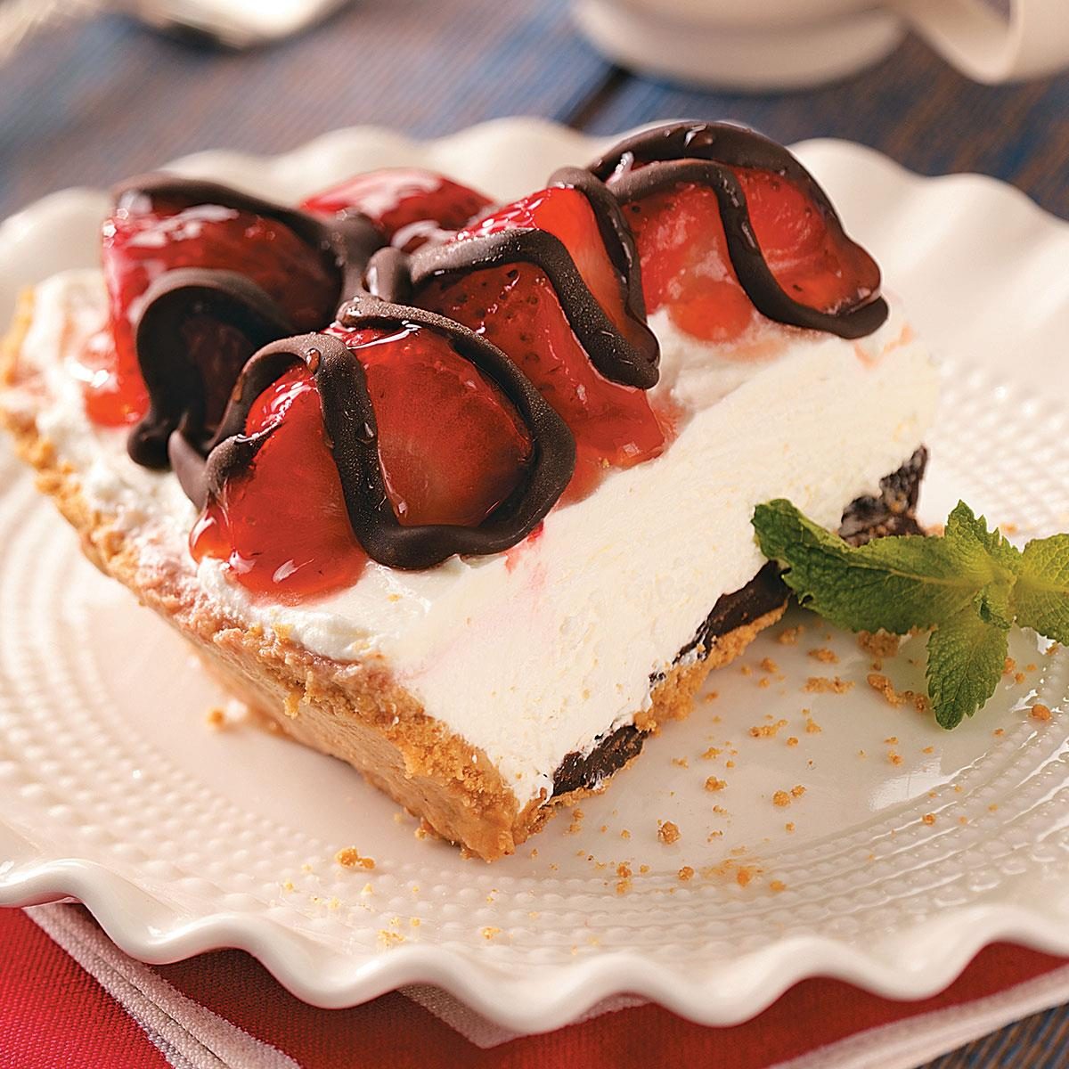 Strawberries And Cream Pie Recipe Taste Of Home