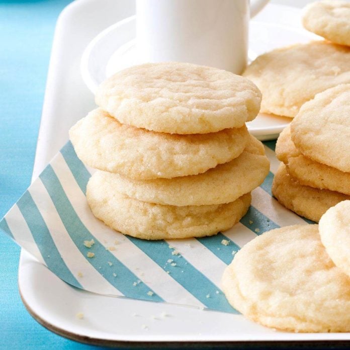 Recipe for sugar cookies