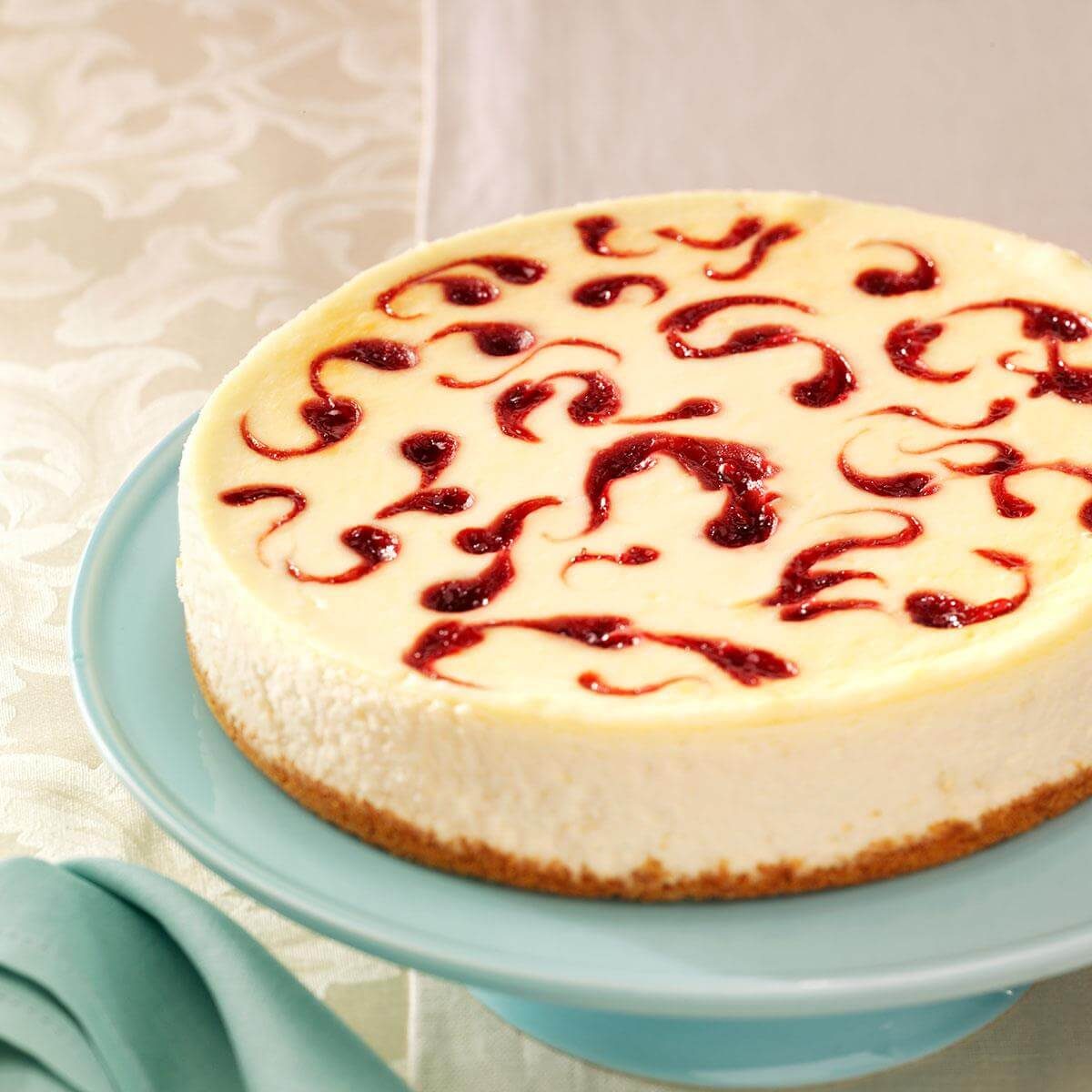 White Chocolate Raspberry Cheesecake Recipe Taste Of Home