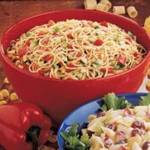 Italian Spaghetti Salad Recipe Recipe | Taste of Home