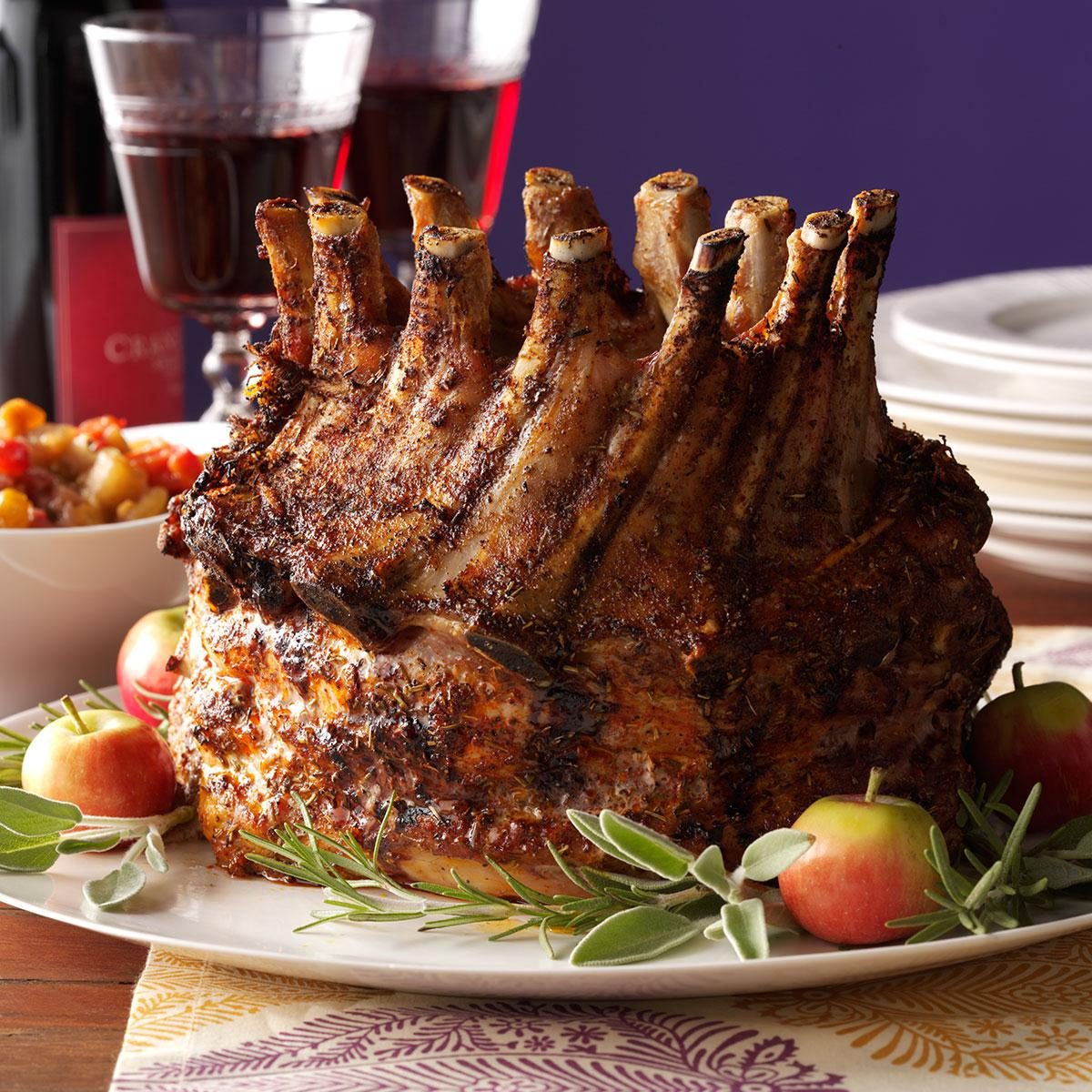 Holiday Crown Pork Roast Recipe | Taste of Home