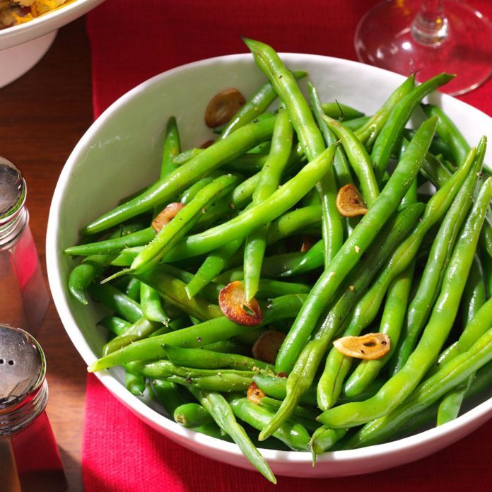 Fresh Green Beans Garlic Recipe Taste Of Home