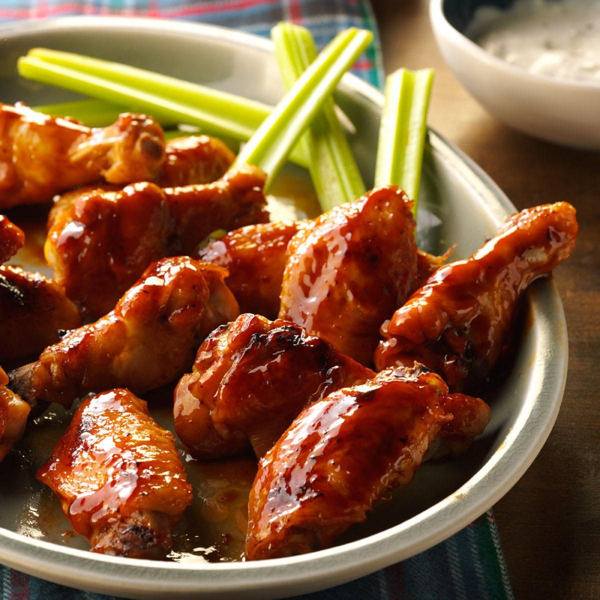Glazed Chicken Wings Recipe | Taste of Home