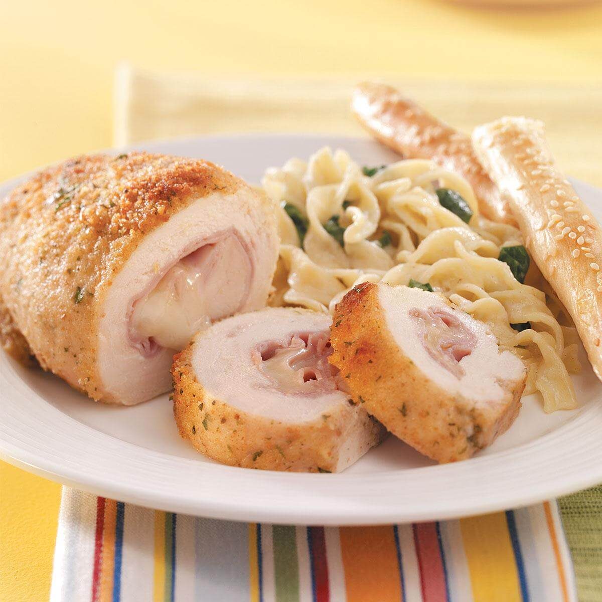Italian Chicken Roll-Ups Recipe | Taste of Home