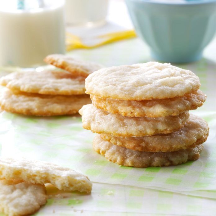 Lemon Oatmeal Sugar Cookies | Taste of Home