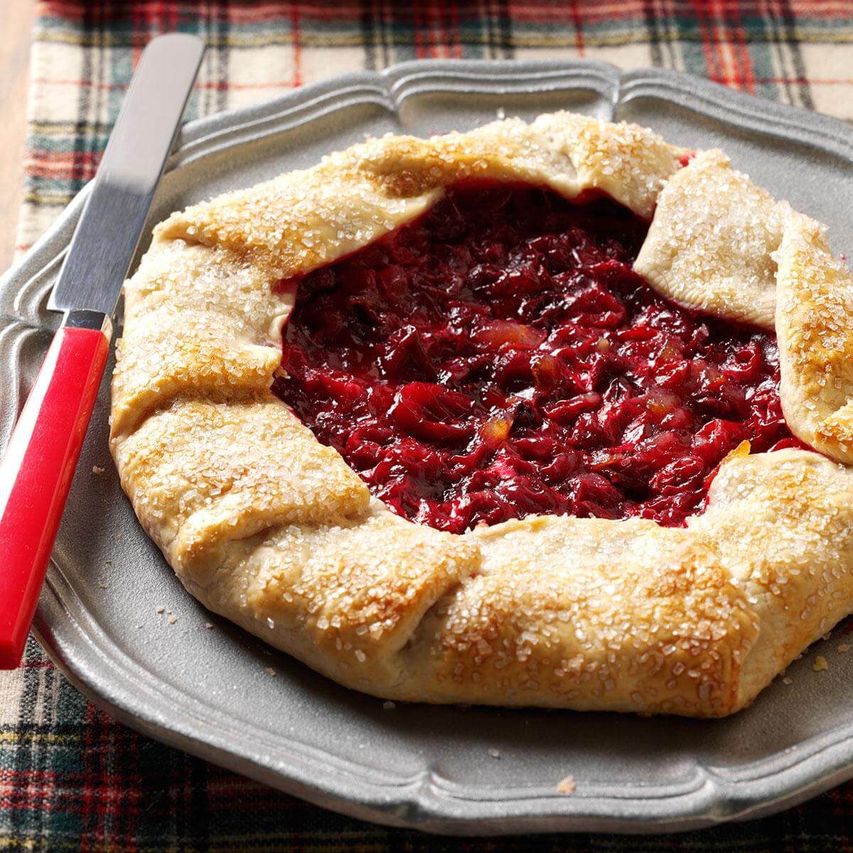 Rustic Cranberry Tarts Recipe | Taste of Home