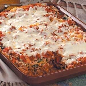 Beef And Spinach Lasagna Recipe Taste Of Home