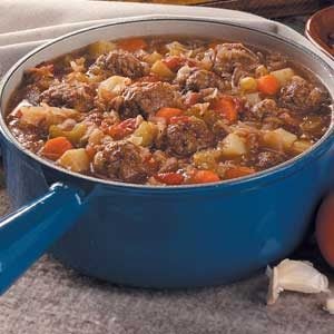 Bavarian meatball stew