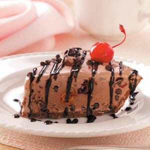 cherry chocolate ice cream pie