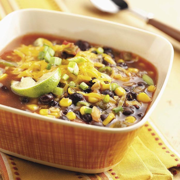 bart’s black bean soup for two
