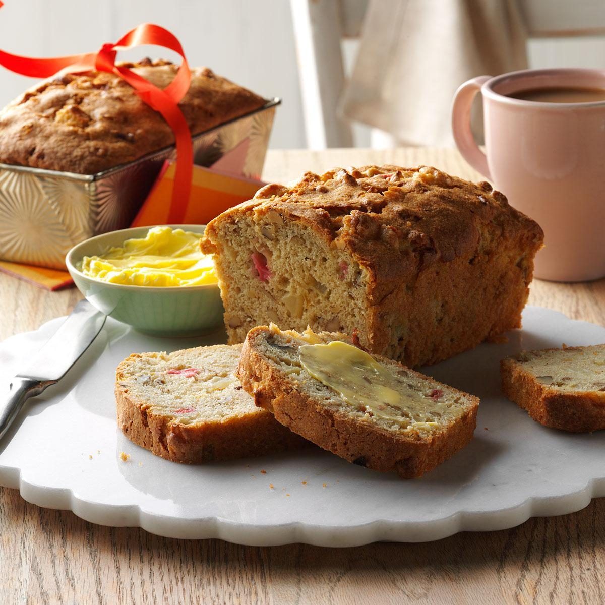 Apple-Rhubarb Bread Recipe | Taste of Home