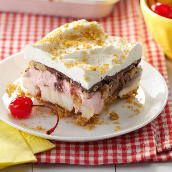 Strawberry Shortcake Ice Cream Cake Recipe | Taste of Home