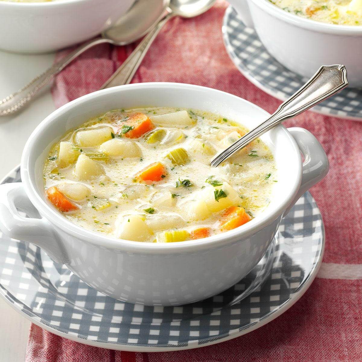 No-Fuss Potato Soup Recipe | Taste of Home