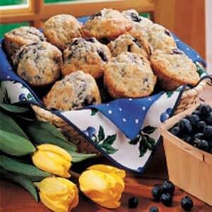 pat’s blueberry muffins