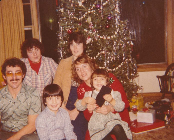 Family photo on Christmas