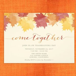 Friendsgiving invite