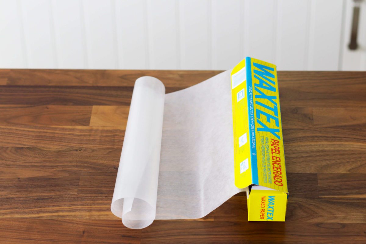 Wax Paper Trick for Grease and Dust on Top of Fridge and Cabinets