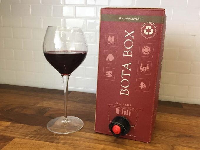 Bota Box wine