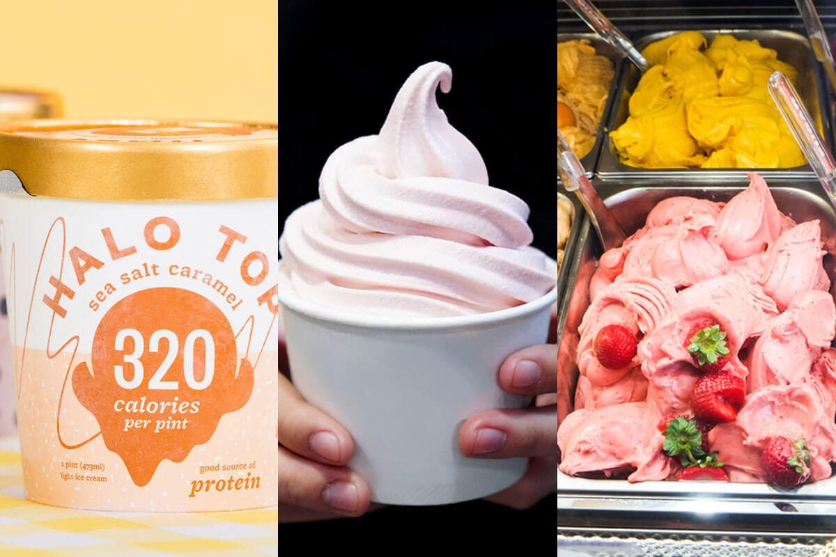 Frozen Yogurt  Gelato or Low Fat Ice  Cream  Which Is the 
