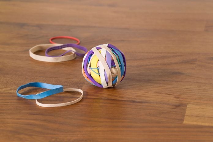 rubberband, ball, kitchen