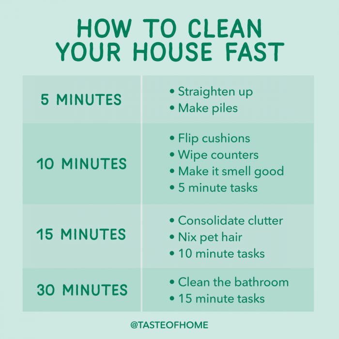 How To Clean Your House Fast