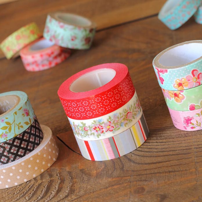 Colorful washi tapes