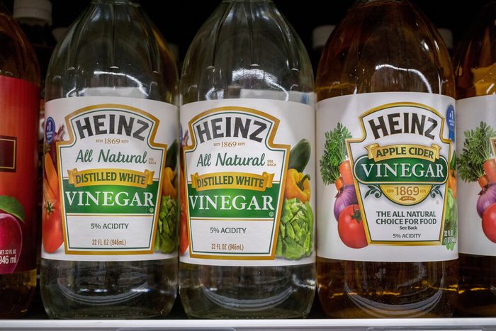 Heinz vinegar at the market