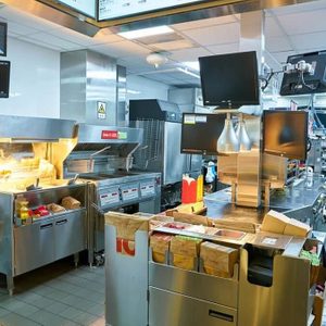 Fast food kitchen