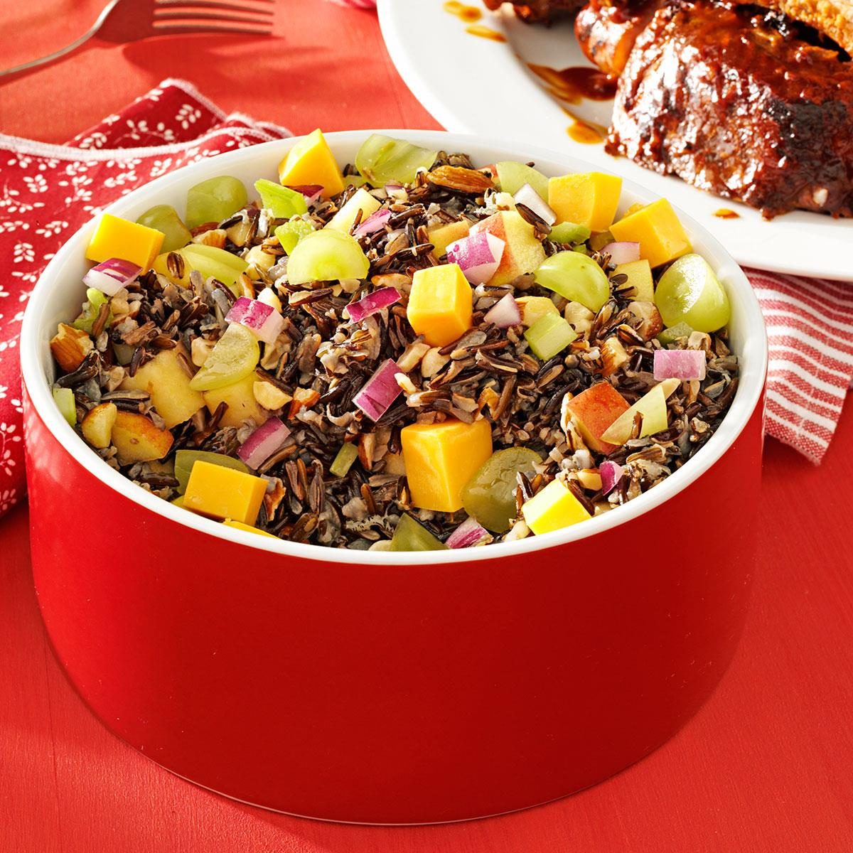 Almond & Apple Wild Rice Salad