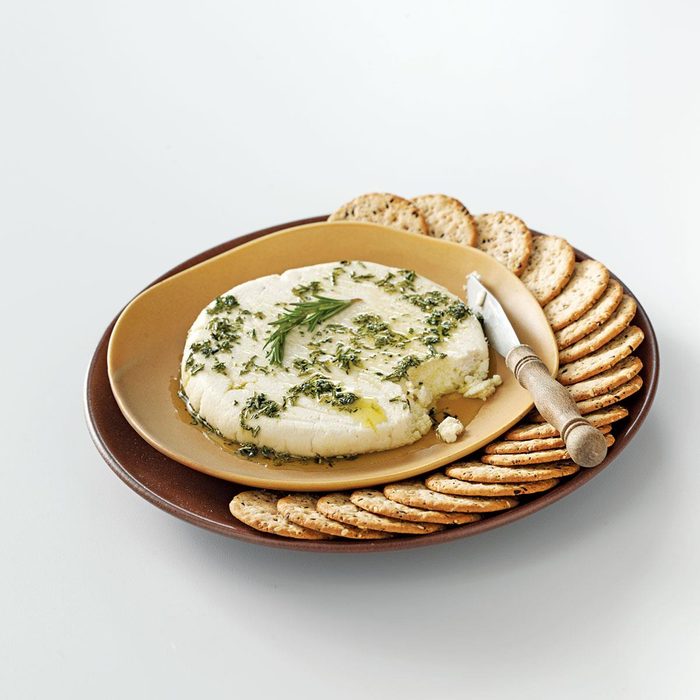 Almond “Feta” with Herb Oil
