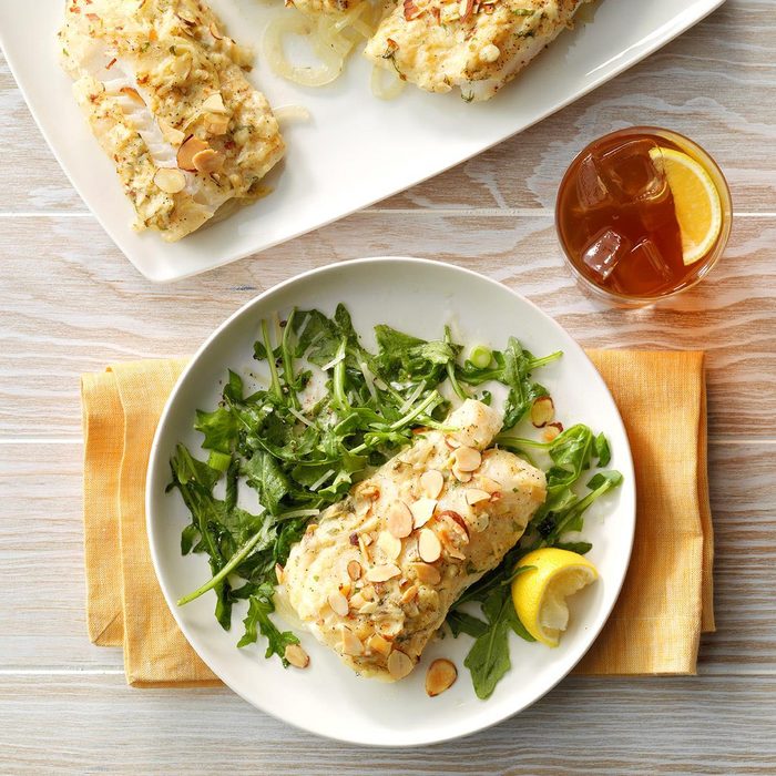 Almond-Topped Fish