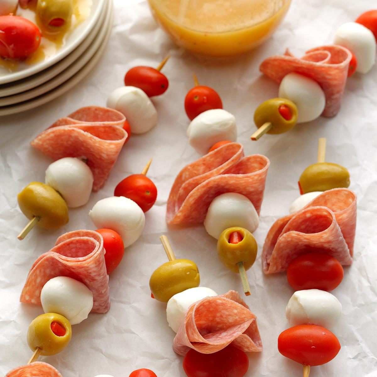 15 Adorable Mini Skewer Appetizer Recipes for Your Memorial Day Party -  Brit + Co