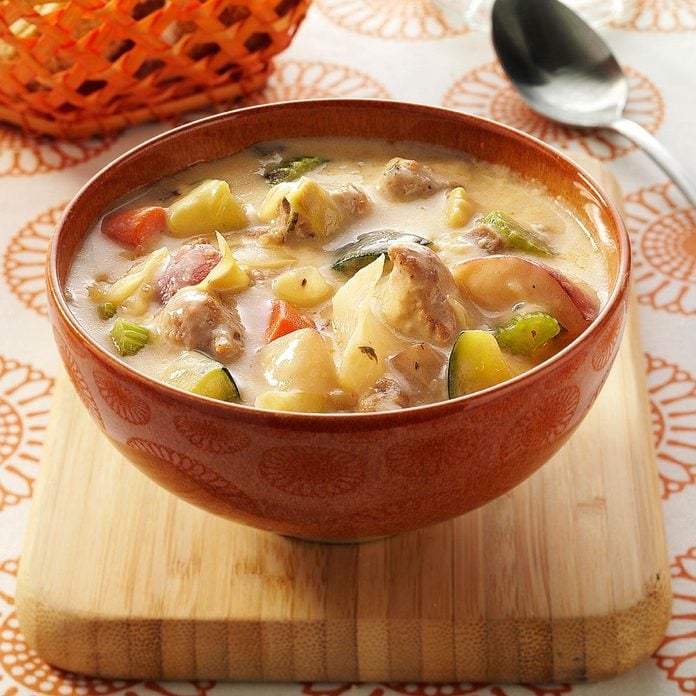 Anything Goes Sausage Soup
