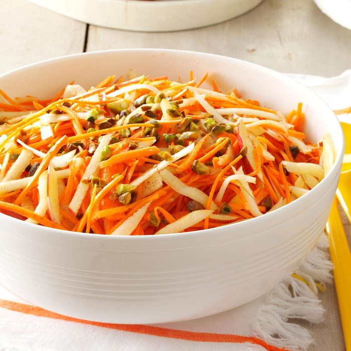 Apple-Carrot Slaw with Pistachios
