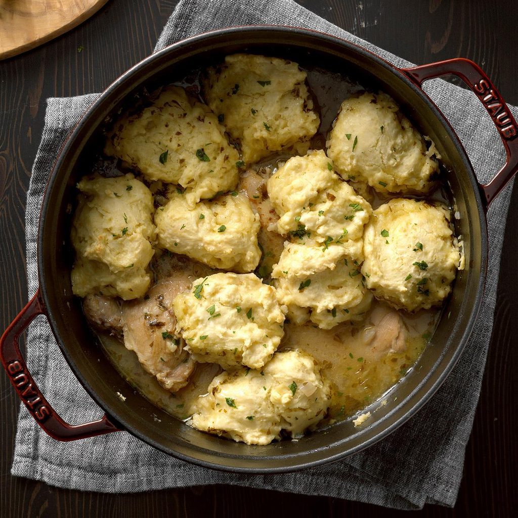 Apple Cider Chicken and Dumplings