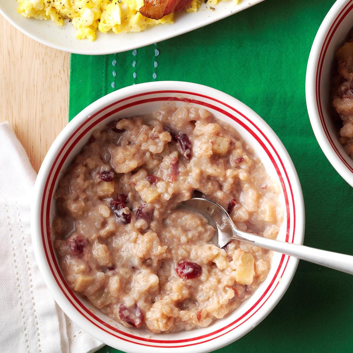 Apple-Cranberry Breakfast Risotto