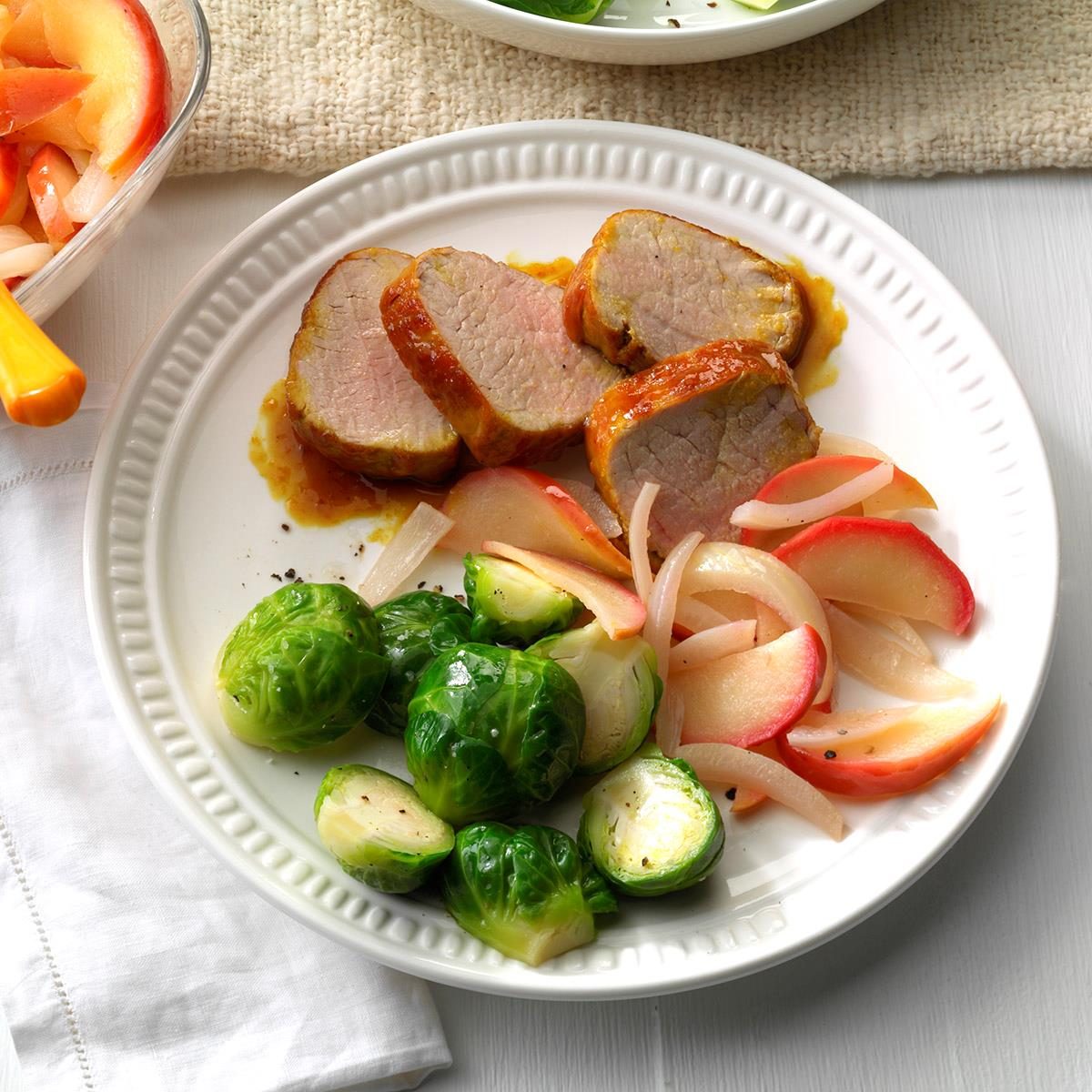 Apple-Onion Pork Tenderloin