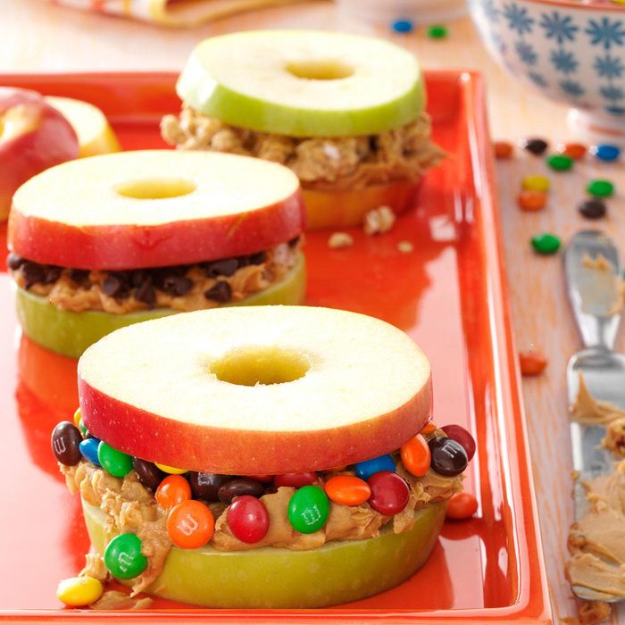 Apple and Peanut Butter Stackers