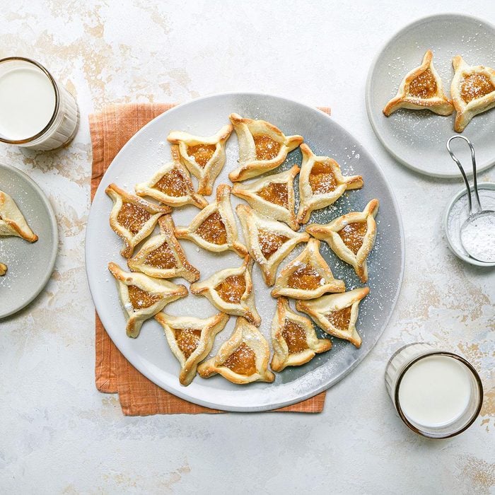 Apricot-Filled Triangles