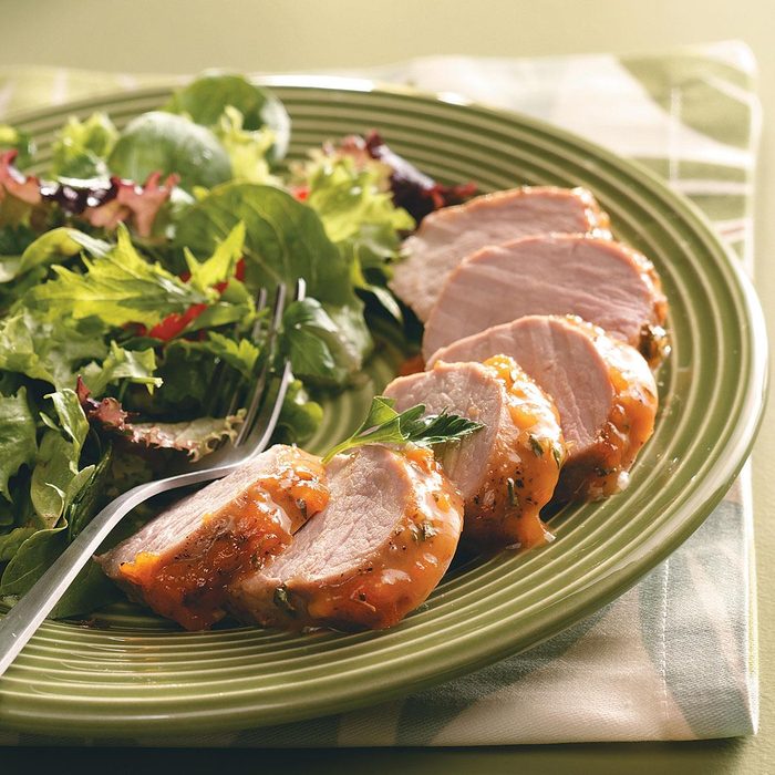 Apricot-Glazed Pork Tenderloin for Two