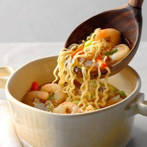 Asian Ramen Shrimp Soup