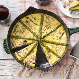 Asparagus-Mushroom Frittata