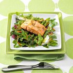 Asparagus Salad with Grilled Salmon