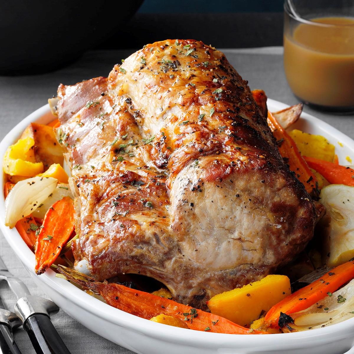 Autumn pork roast