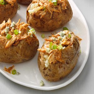 BBQ Chicken Baked Potatoes