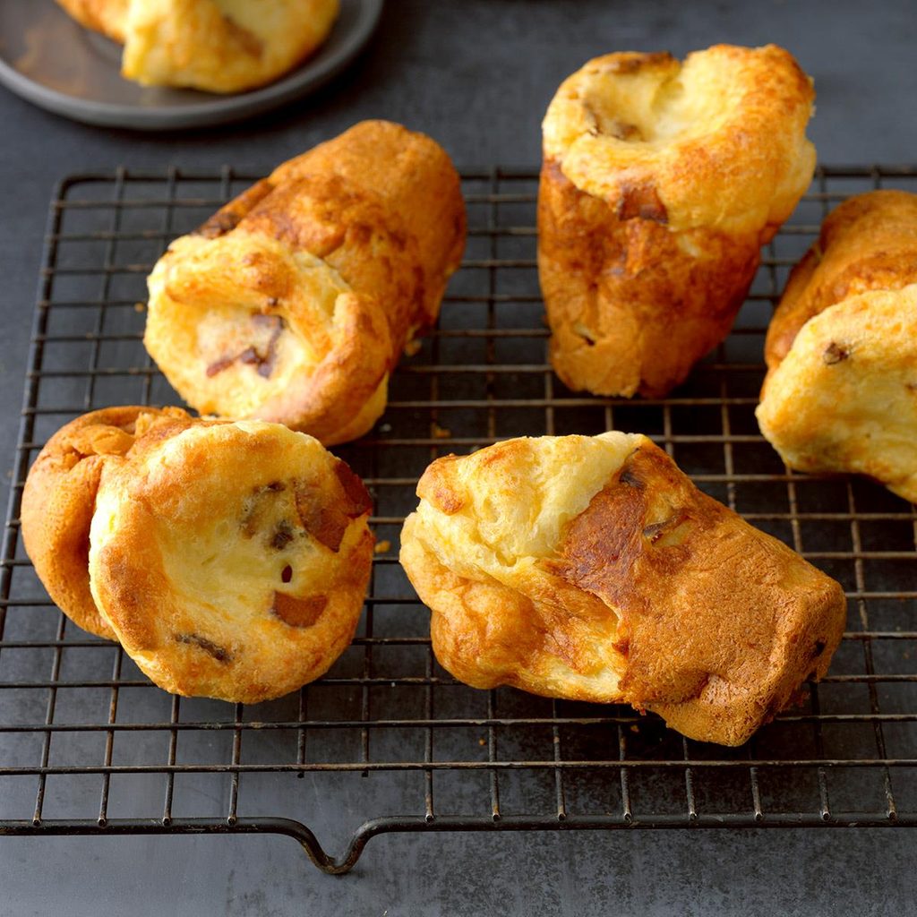 Bacon Parmesan Popovers