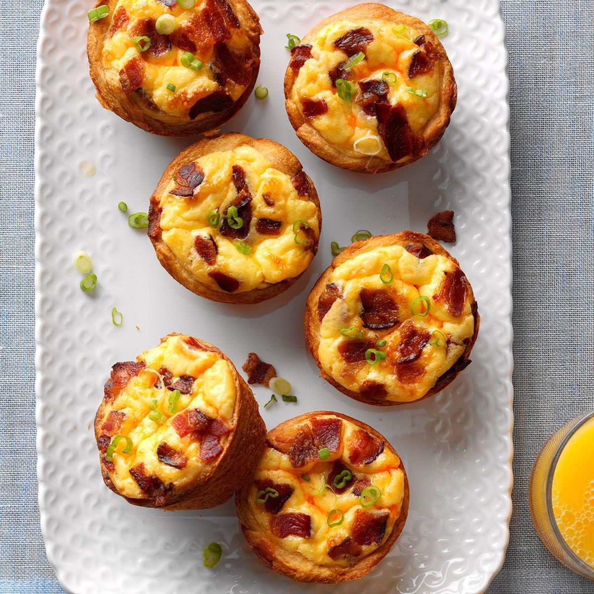 Bright Easter Brunch: Bacon Quiche Tarts