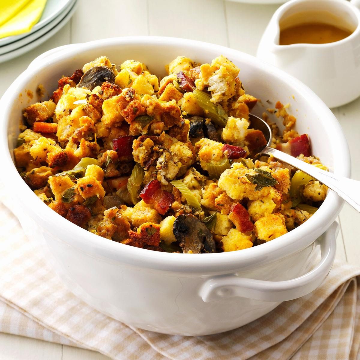 Bacon & Sausage Stuffing